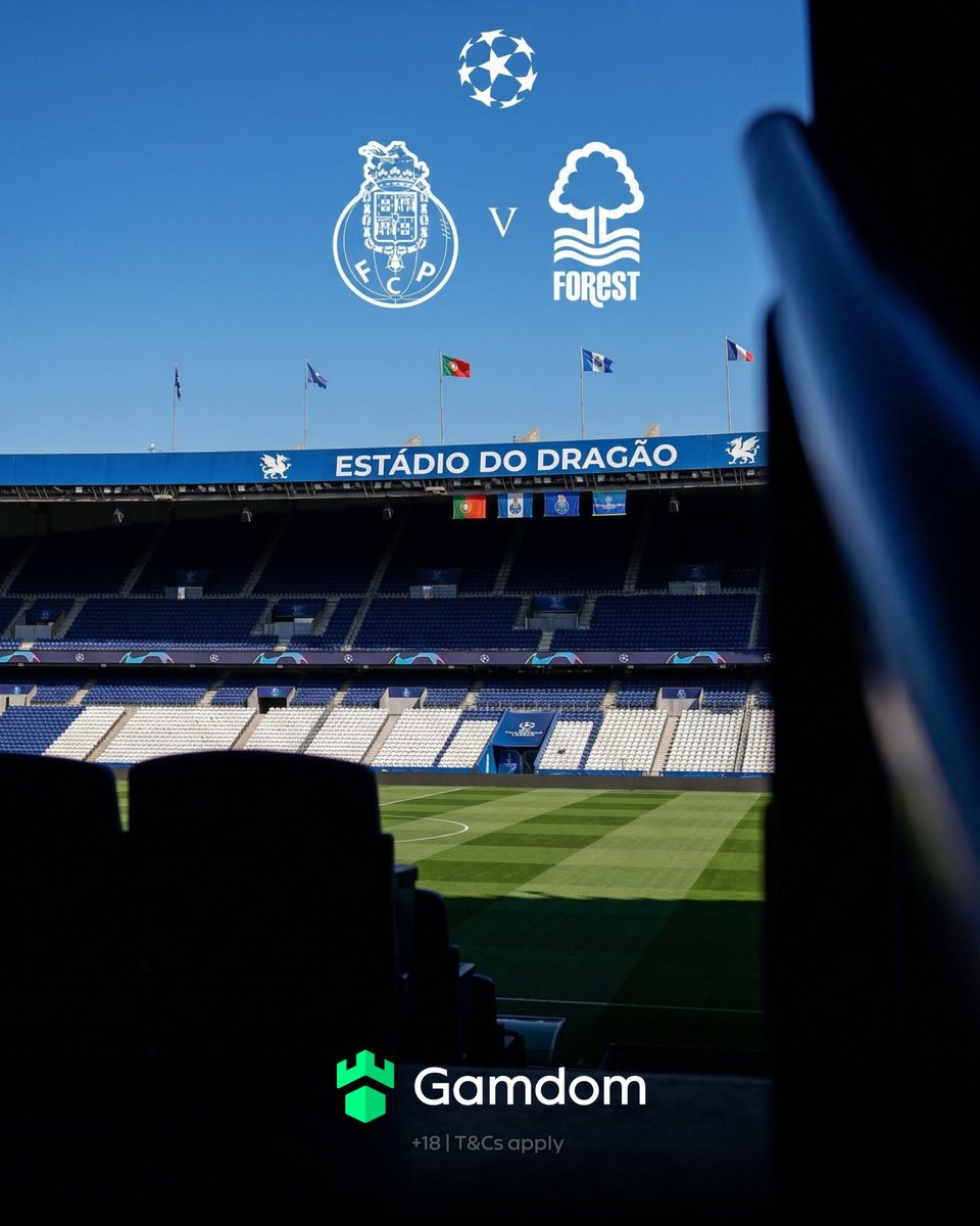 gamdomsport's tweet image. Porto hasn't forgotten about that 2–0 beatdown earlier in the year. 😳

Forest walk into Portugal with a target on their back, and facing #Porto on their hottest run this season. 🔥

Everything points toward Porto getting their payback. 👊