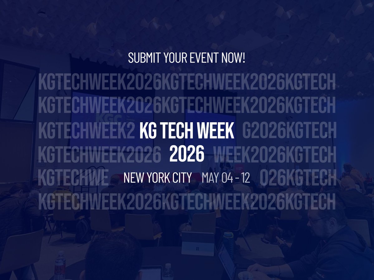 The Knowledge Graph Conference (KGC) tweet media