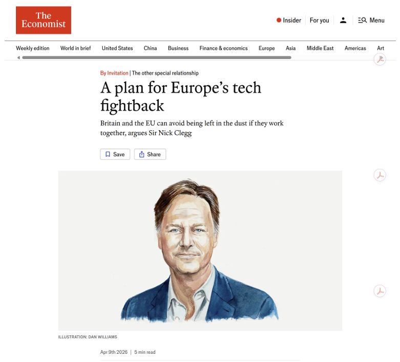 Nick Clegg tweet media