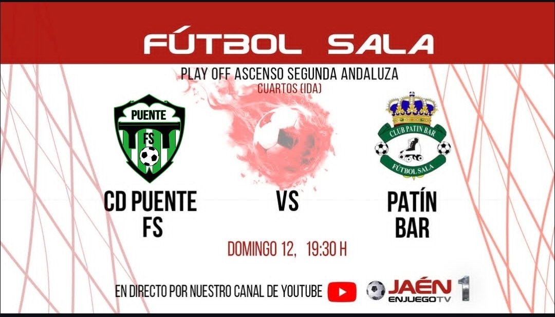 Para los aficionados del Puente FS que viven en Mallorca, Reino unido , Francia, Valencia, Barcelona... 

La 🆚  IDA de 1/4 de final del play-off de ascenso 🔴 en directo 📺 <a href="/JaenenJuego/">JaenEnJuego.com</a> TV...

Queremos vuestra foto 📸 siguiendo el partido 😜 

➡️ 🖥️ 📱💻  youtube.com/live/LhEy_wKeR…