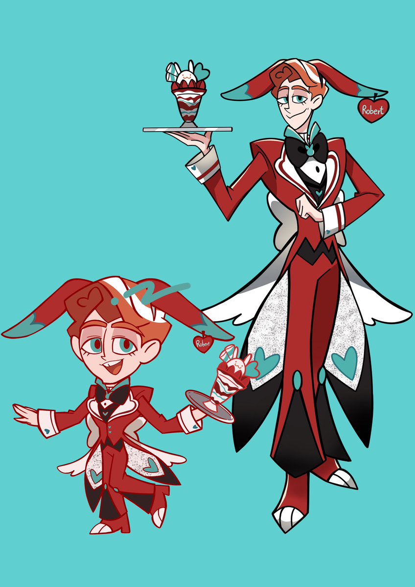 monei_789's tweet image. done! 
Omg, my stomach hurts so bad today.

#HazbinHotel #TheGingerHost #VocalStatic
