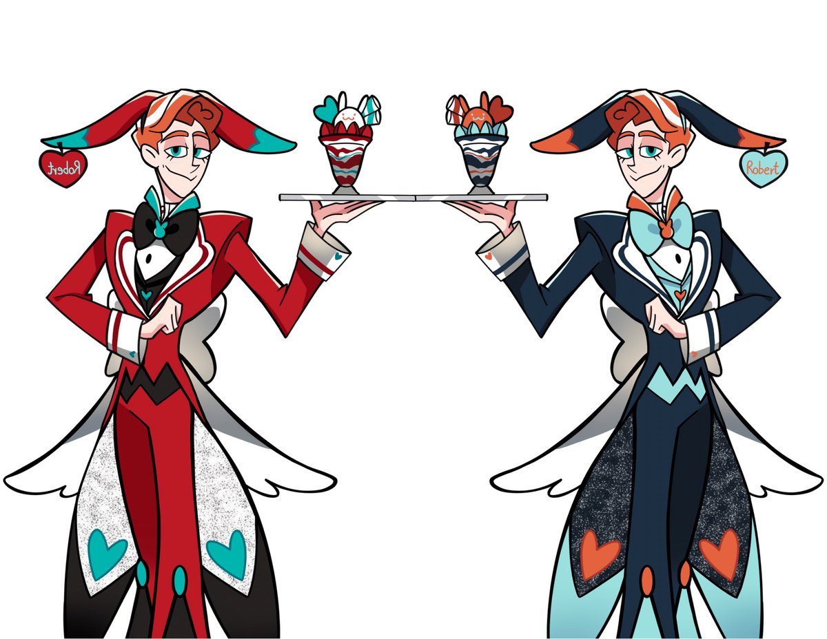 monei_789's tweet image. done! 
Omg, my stomach hurts so bad today.

#HazbinHotel #TheGingerHost #VocalStatic