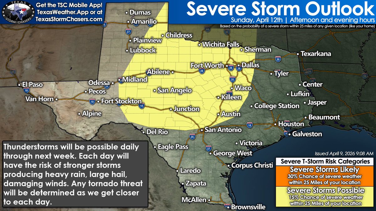 Texas is settling into a multi-day storm pattern, and this is not a one ...