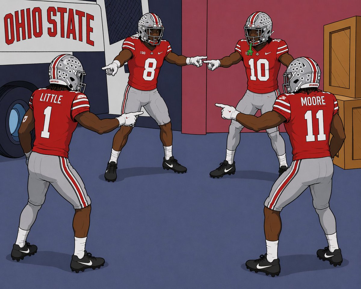 TonyGerdeman's tweet photo. The Ohio State safeties this year. https://t.co/JUIDBEO6fB