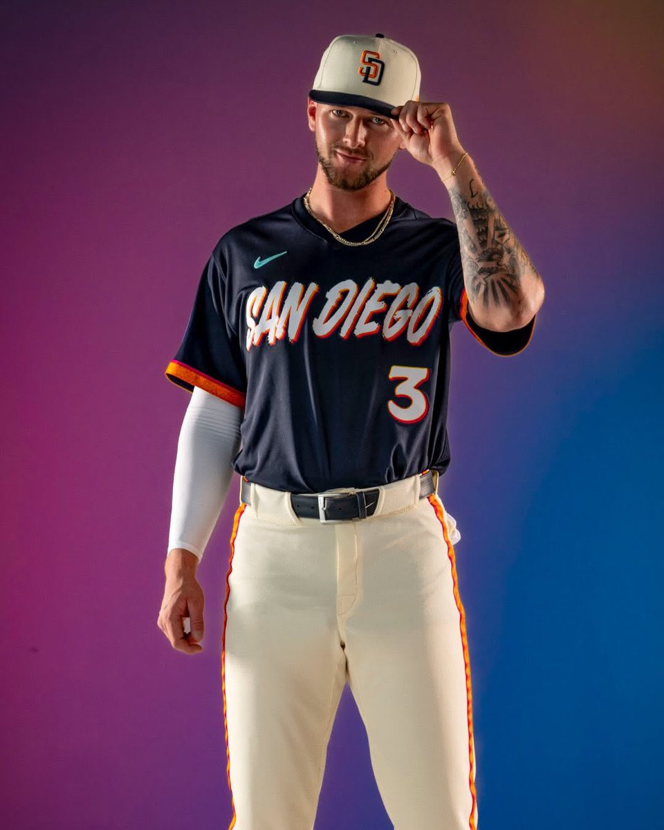 jmerrillsource's tweet photo. Jackson in the Padres new city connect jersey!📸 https://t.co/WQ50OIGPEY