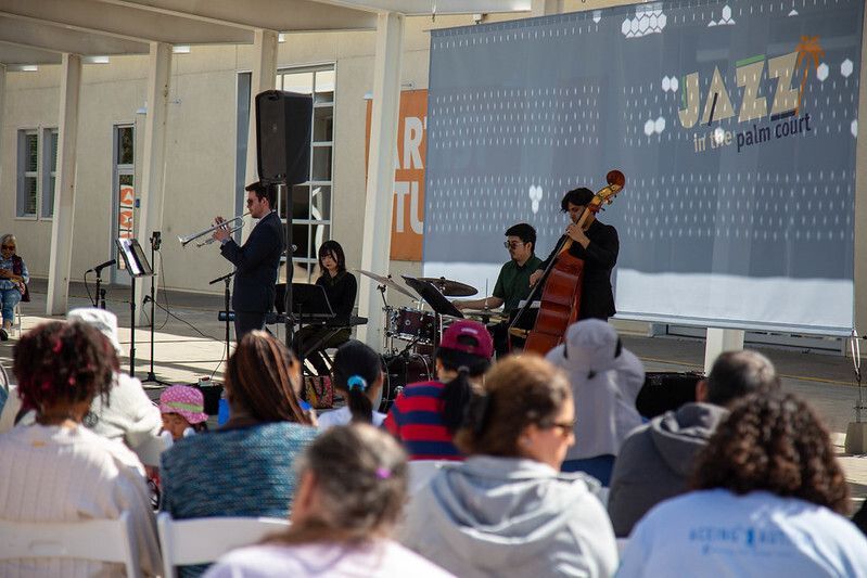 Spend an afternoon enjoying live music at Great Park Palm Court Arts Complex on Saturday, April 11 from 1 to 3 p.m. Guests are invited to relax with blankets or chairs and take in a vibrant mix of jazz styles in a beautiful outdoor setting.

cityofirvine.org/arts-irvine/gr…