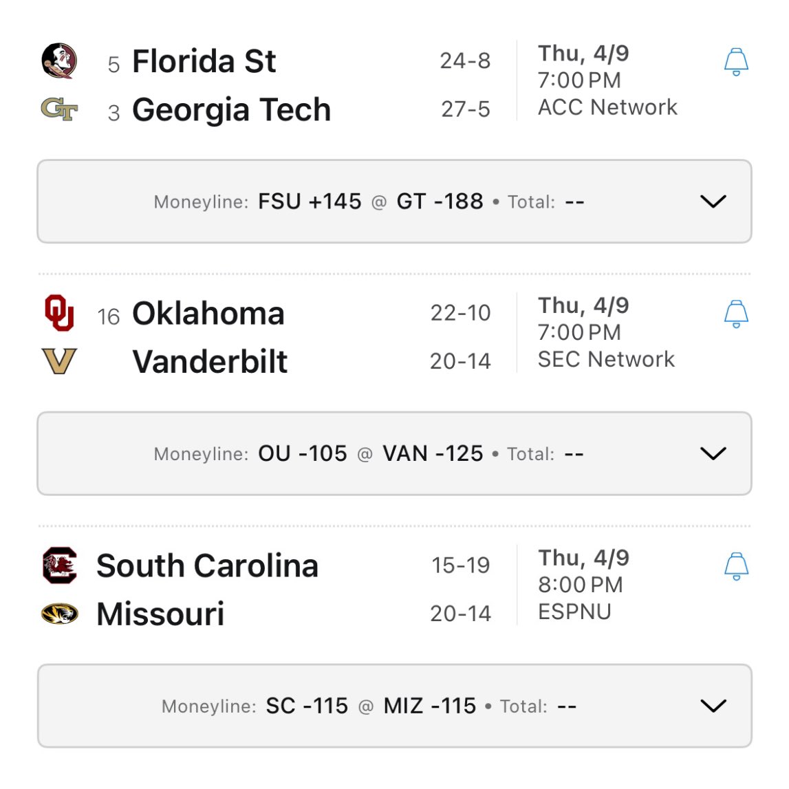 College Baseball News tweet media