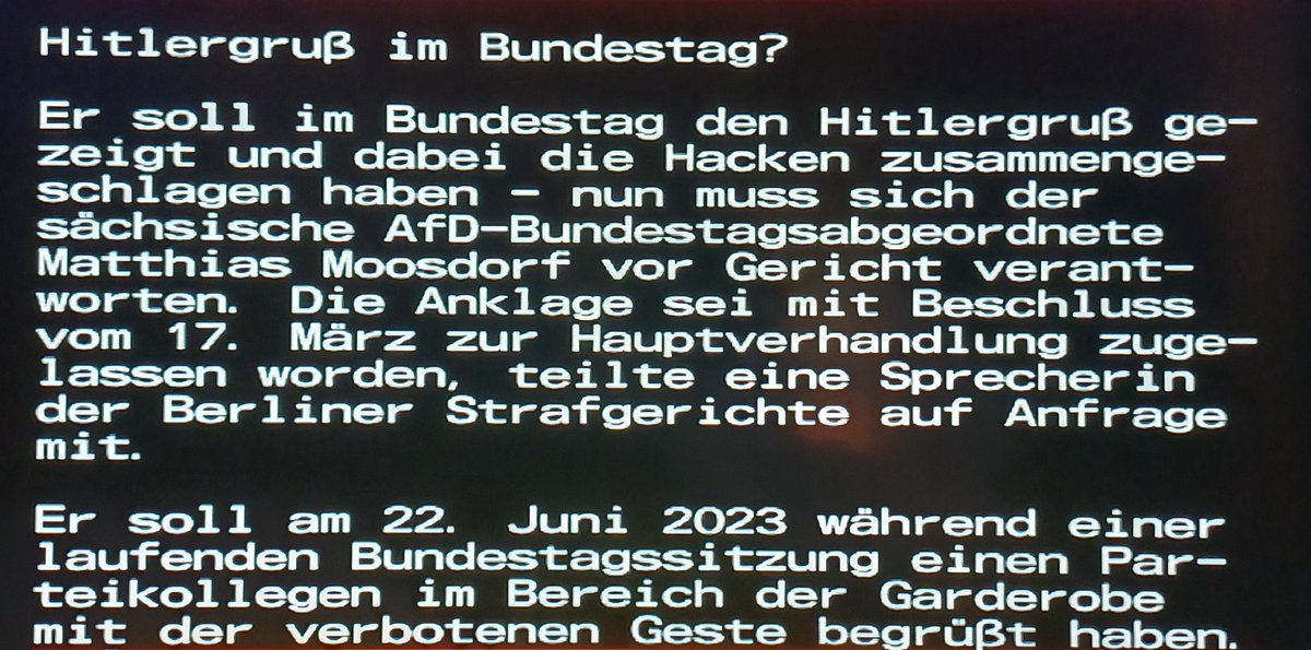 <a href="/KreuzAcht/">Kreuz Acht</a> Die Tradition bei der sogenannten Alternative setzt sich fort. 🫣