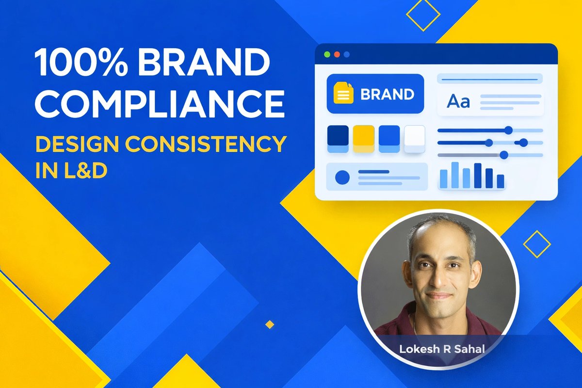 lokeshsahal's tweet image. Fragmented design kills trust. 🎨

Your training content should be a seamless extension of your brand. 100% brand-compliant design drives adoption and consistency. 📈

Keep your brand strong: check-n-click.com

#GraphicDesign #BrandCompliance #LandD #SaaS