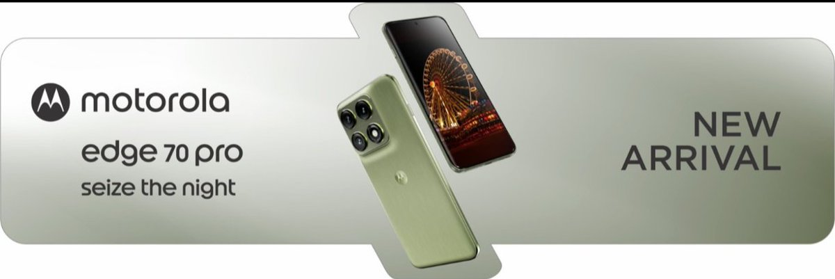 imraviboora's tweet photo. Motorola Edge 70 Pro 📱
#Motorola #Edge70Pro https://t.co/1cSOnn7s7i
