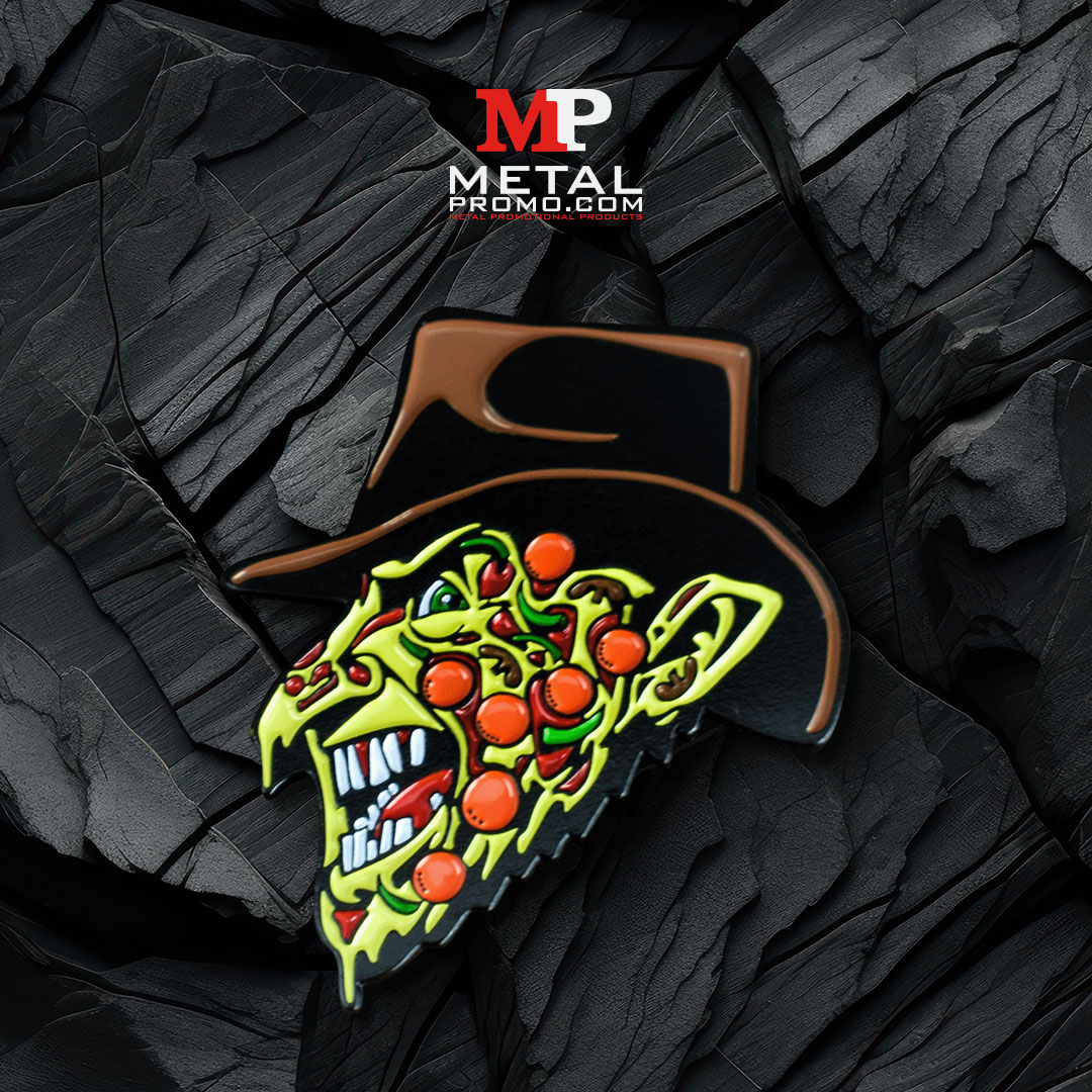 MetalPromo's tweet photo. Looking for a unique way to promote your brand or creative project? Our custom lapel pins offer high-detail precision, like this "Nightmare Pizza" design. From corporate logos to custom illustrations, we provide durable metal products that serve as effective promotional tools for any industry.

Order 250 or more lapel pins this month and receive a FREE Glitter Upgrade on us. Use the code MPGLIT26 on our quote form to apply. https://t.co/vfwLhCqY0Q

#MetalPromo #CustomLapelPins #PromotionalProducts #BrandingSolutions #CustomEnamelPins