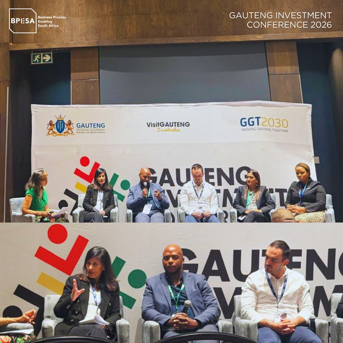 Reshni Singh joined #BPESA members on an action focused panel at the #GautengInvestmentConference2026 exploring how #GBS remains a priority growth sector for Gauteng.

They key outcome? A dedicated Action Lab to unlock investment, jobs and execution at scale.

#BPO #InvestSA