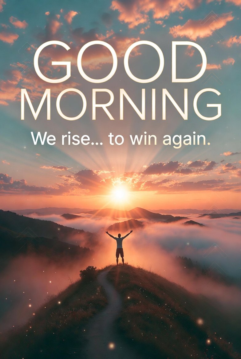 fateiscrypto03's tweet image. GM to my fellow Degens☕️🌄

The sun rises once more, not just to light the sky, but to remind us:

Every dawn is a new battlefield, and we were born to conquer it.  
No matter what yesterday threw at us, today we rise stronger, sharper, and unstoppable.

We rise to fight.
We rise