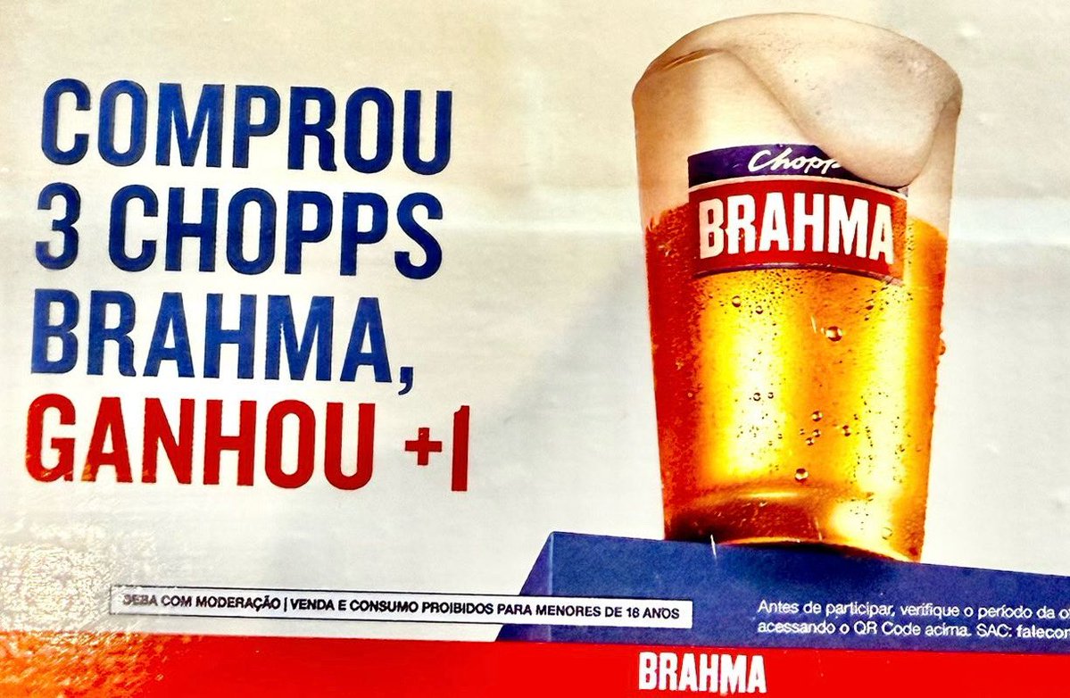 E tem novidade na área.
A partir do próximo jogo a promoção de chopp estará válida em todos os encontros da EBI em Seu Camarão.

Cada CPF tem direito a dois vouchers por dia! Aproveitem!!