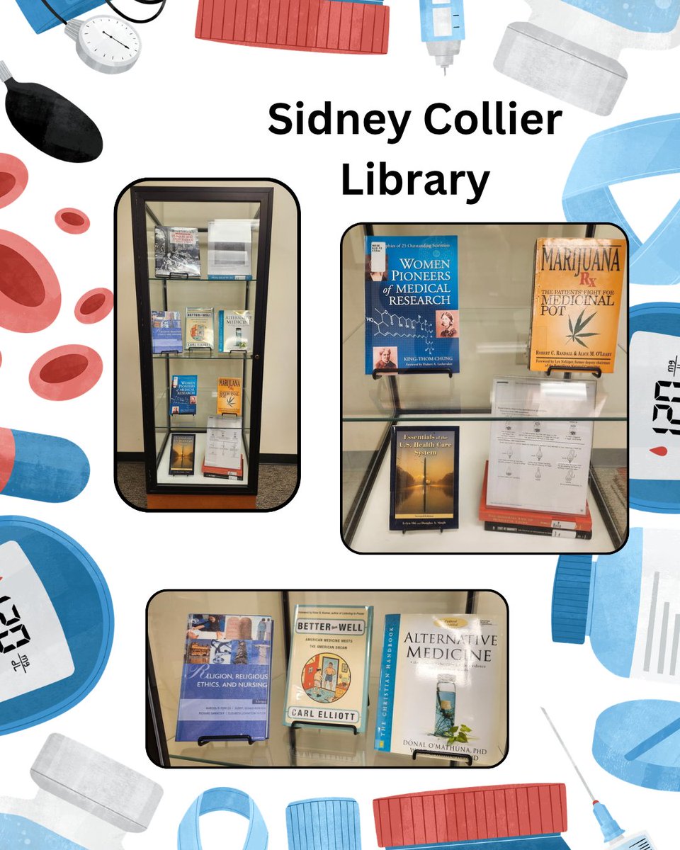 DelgadoLibrary's tweet photo. The Collier library has tons of resources on medical history! Swing by and check them out if you're interested. You'll be amazed at what we have. #LibraryResources #MedicalHistory https://t.co/ARkjIW883n