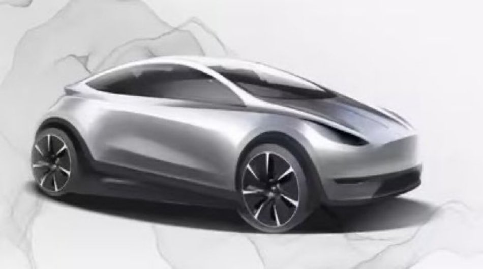 TeslaNewswire's tweet image. 🔥🔥 Tesla is reportedly working on an all-new compact electric SUV, possibly previously codenamed “NV9”!

This would be a completely new vehicle, not a variant of Model 3 or Model Y:

✅ Smaller size (~4.28 m / ~14 ft long)
✅ Designed for 4 passengers
✅ Significantly cheaper