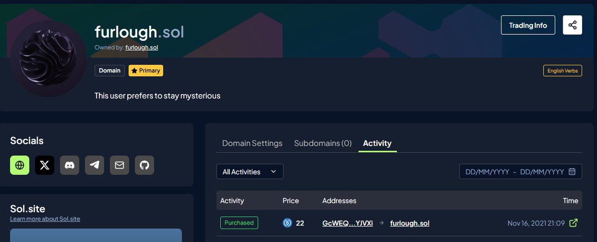 samsrepx's tweet image. FX7Y7oAzm2ttKvMzWZtCKyZuARmZz12Y5UgWuiASpump

pretty suspicious domain was purchased 4years ago and wallet has been dormant for 3months but came back and deployed this coin

discord has 52k members and doesn't seem botted - if confirmed can go very high nfa tho