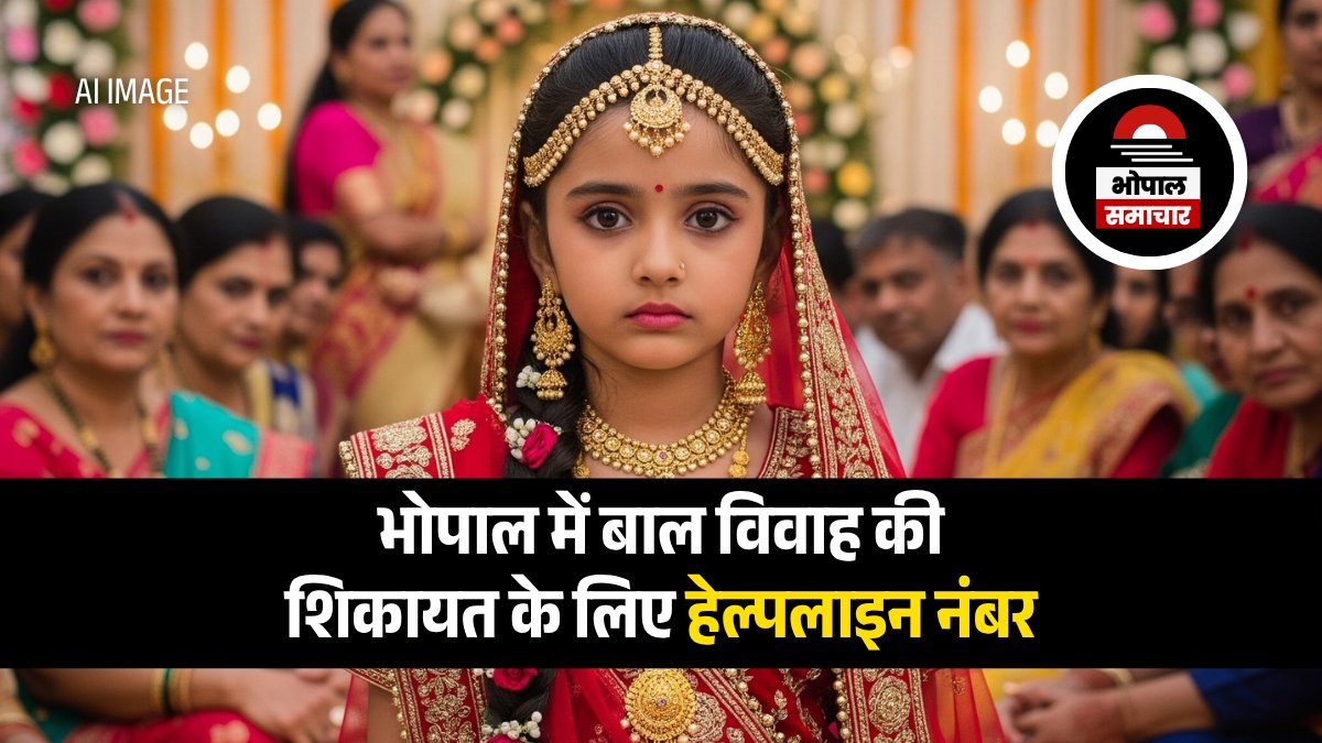 BhopalSamachar's tweet image. भोपाल में बाल विवाह की शिकायत के लिए हेल्पलाइन नंबर और कलेक्टर की अपील  #LocalNews
कलेक्टर श्री कौशलेंद्र विक्रम सिंह ने भोपाल जिले में बाल विवाह को रोकने के लिए टीम का गठन कर दिया है। अधिकारियों को निर्देश दे दिए गए हैं और आम जनता के लिए एक हेल्पलाइन नंबर जारी किया गया है। यदि
