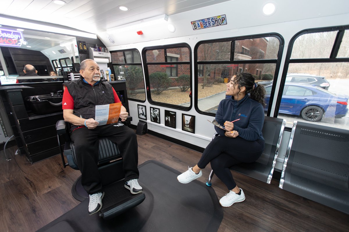 MASrConnection's tweet photo. Take a look inside Senior Connection’s new Barber Connect bus—bringing free haircuts, Medicare enrollment assistance, and health screenings to older adults across Central MA.
Appointments start May 1 (Weds &amp; Fri, 9am–4pm).
Learn more: https://t.co/kMvgSs0Y6o https://t.co/znDXUVEIxF