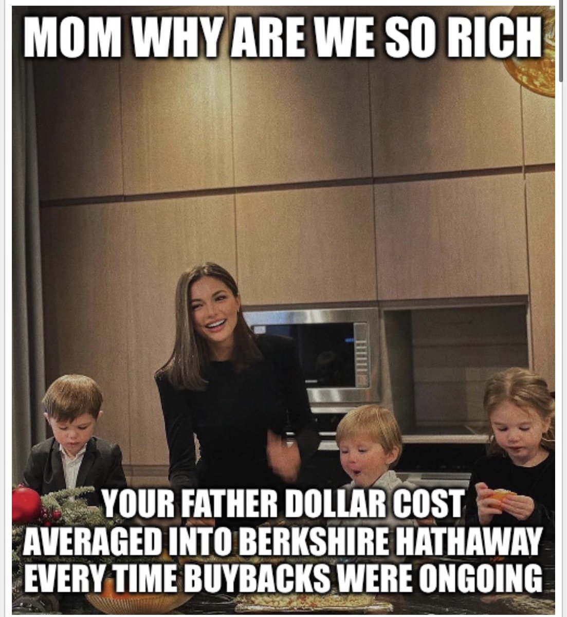 Anon, do you know that Berkshire is actively reducing share count at recent prices and you don’t have to seek individual equity risk to benefit from tax-deferred compounding?
