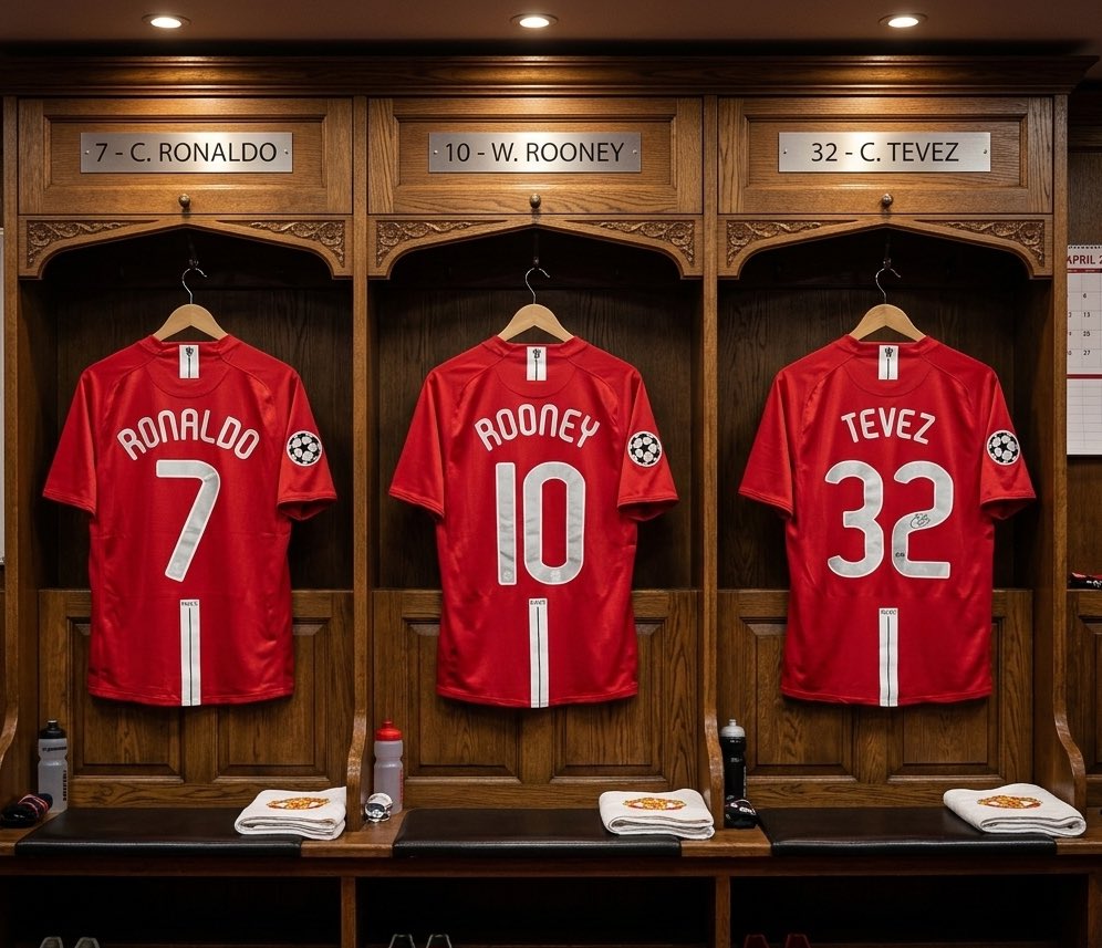 O trio de ataque do Manchester United em 2008.

Nostálgico!