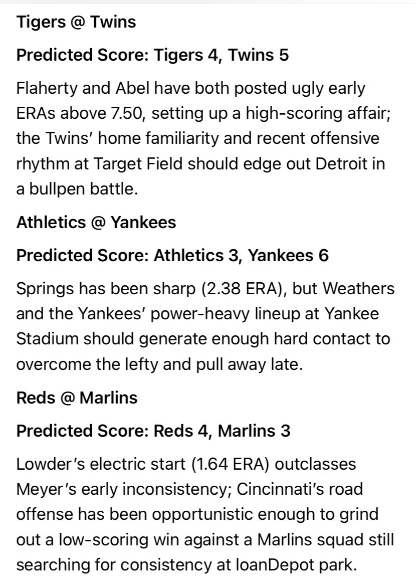 ViaVeronaLA's tweet photo. 🔮⚾️Thursday
April 9 2026 https://t.co/WJQnF7bs4k