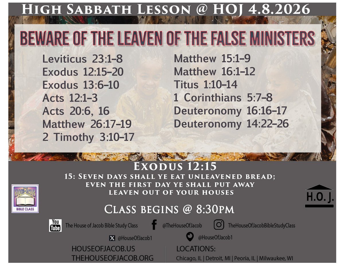 houseofjacob's tweet photo. Bible lesson from the 7th day of Feast of Unleavened bread last night that Bro. Daniel gave. It was a beautiful time! https://t.co/MtgCkPWaJy