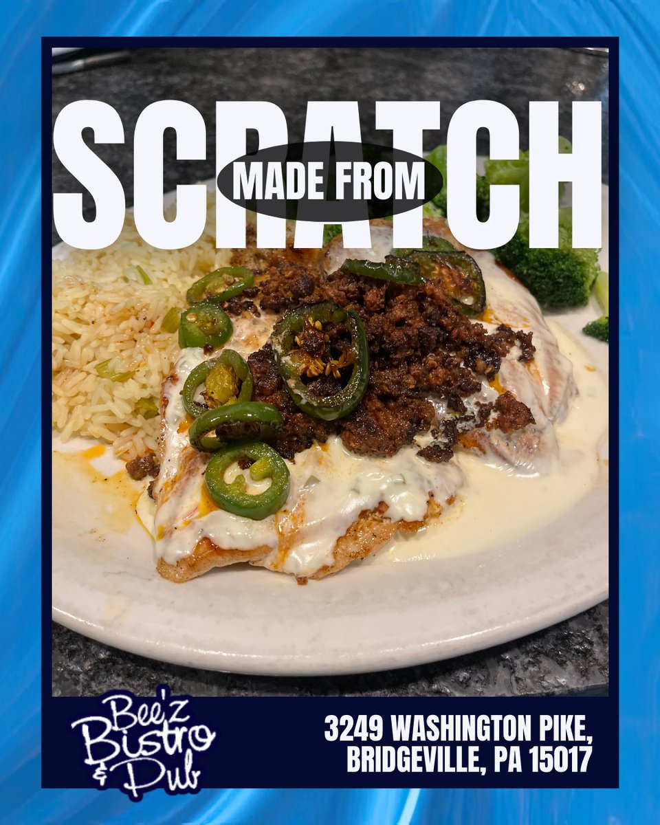 beez_bistro's tweet image. Scratch-made just tastes different — and you can tell. From sauces to specialties, we take pride in building flavor from the ground up. Real food. Real flavor.
#MadeFromScratch #BeezBistro #FreshIsBest