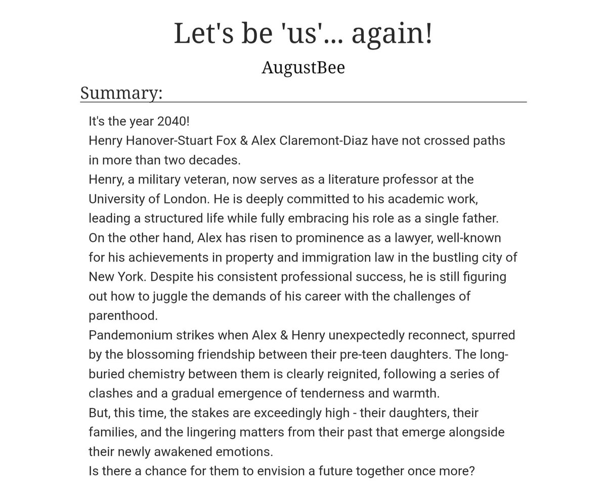 AugustBee87's tweet image. Hey Peeps, the first chapter of my new #firstprince #fanfic is up now on AO3! 
🔗 archiveofourown.org/works/82790251
Show some love and give the first chapter a read ♥️🤍💙