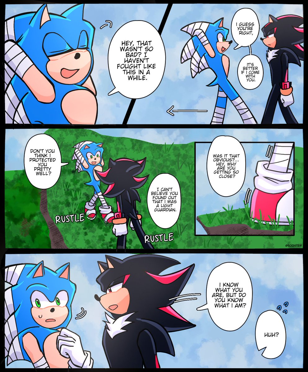 sochitew's tweet photo. I think you should run, Sonic
#sonadow #au https://t.co/hfdGYJNcAW