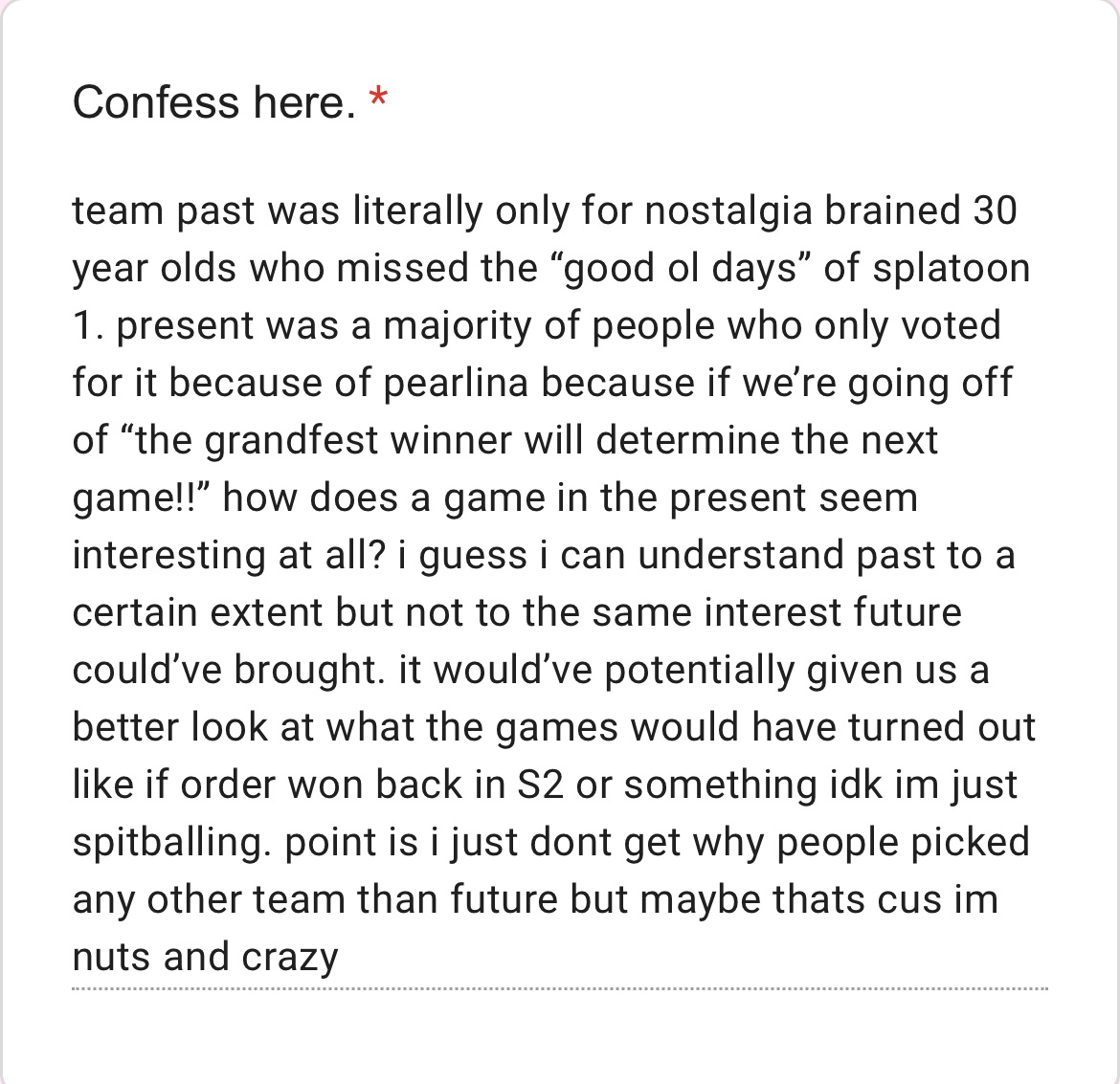 Splatwt Confessions tweet media