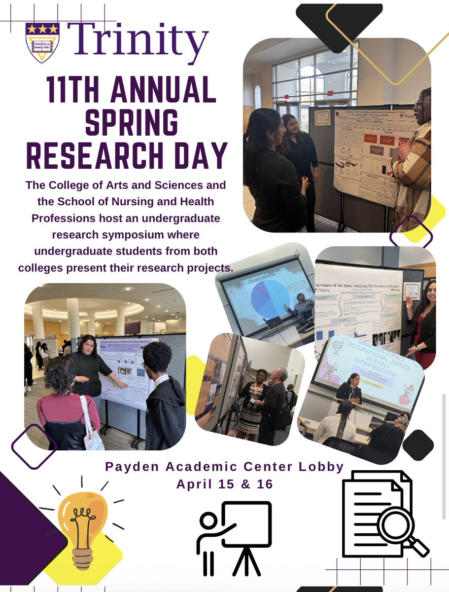 OT_TWU's tweet photo. Join us for Spring Research Day #trinitydc https://t.co/j5FifnVjZg