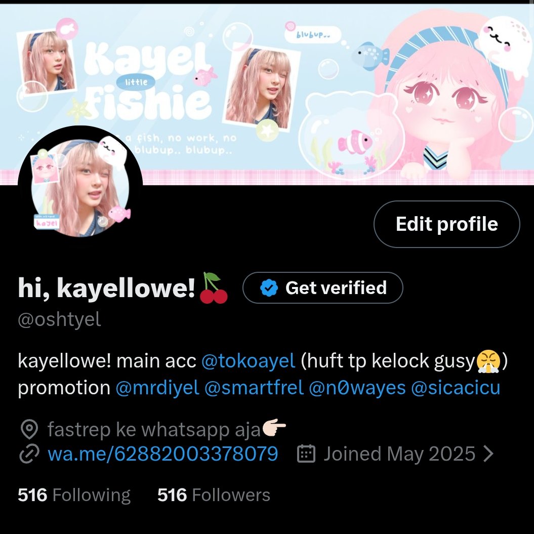 hi, kayellowe!🍒 tweet media