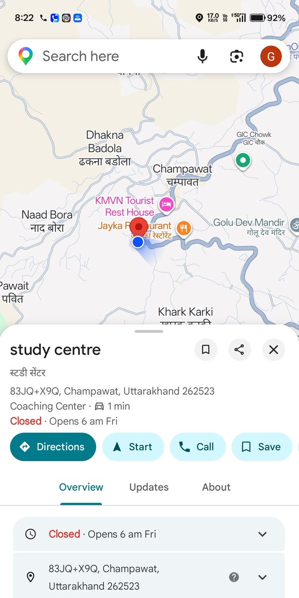 Govind_Bhatt_5's tweet photo. This is my live location @JioCare https://t.co/MOpsAmLLfd