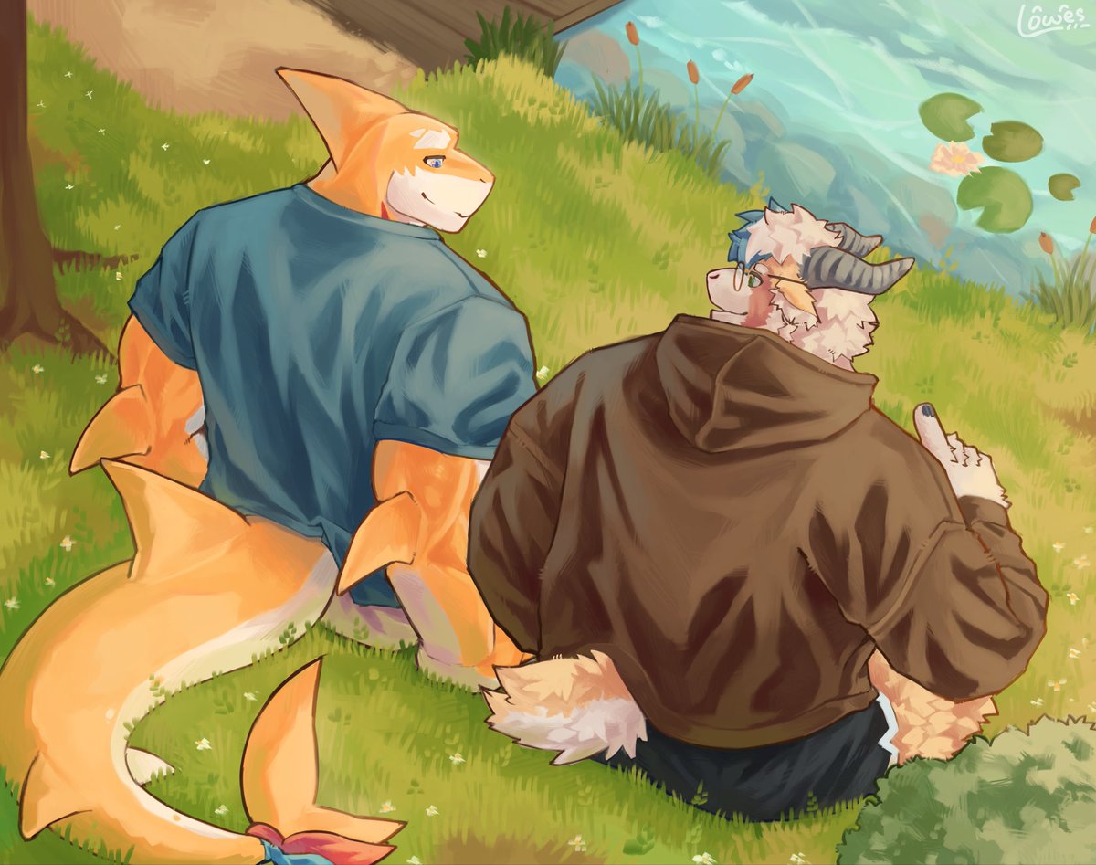 fluffylowes's tweet photo. He’s actually pretty easy to talk to.. https://t.co/3QYGLDQ7Ii