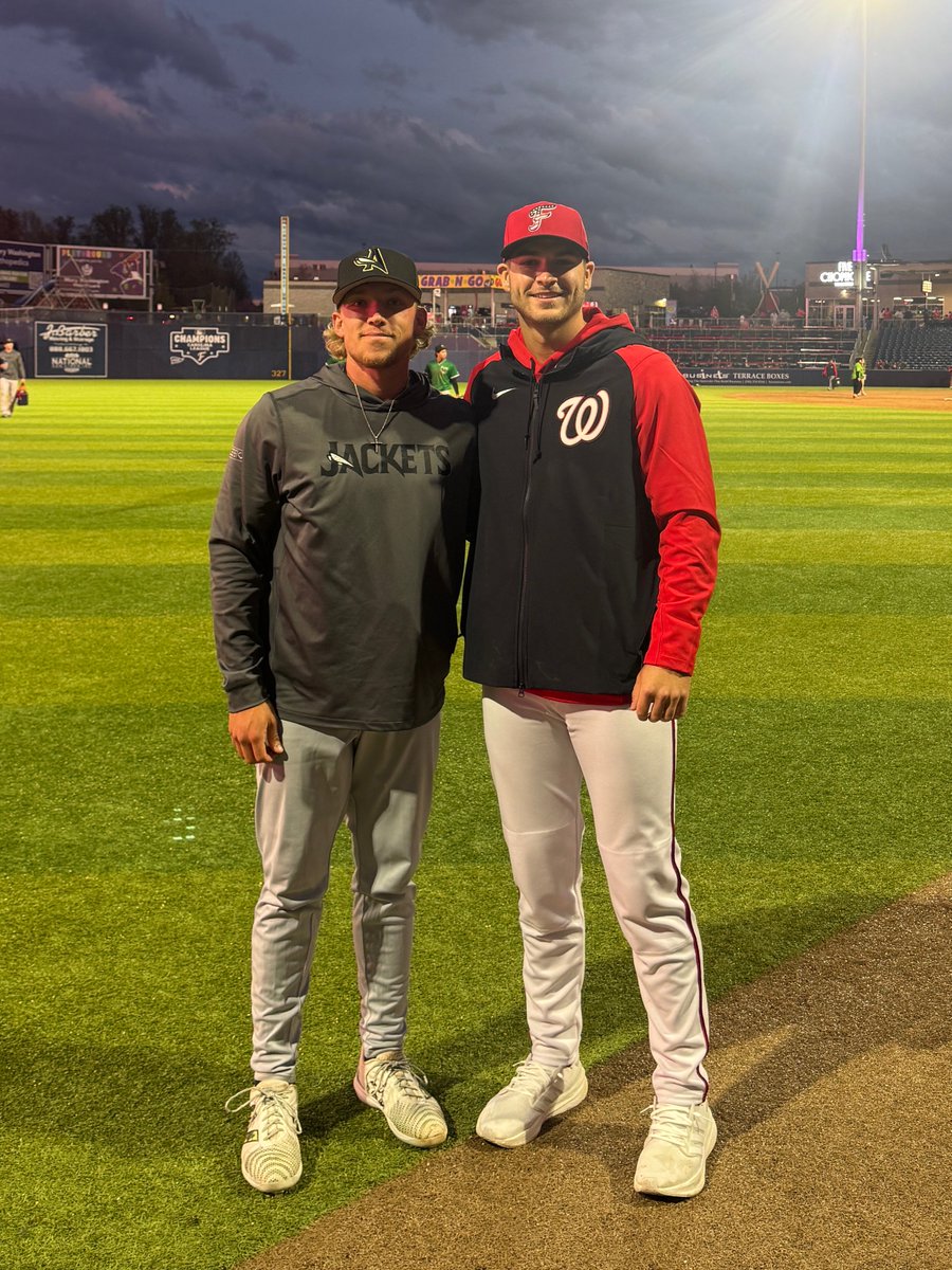 CanesBaseball's tweet image. Nothing like a good #ProCanes meet up at the next level! 🙌