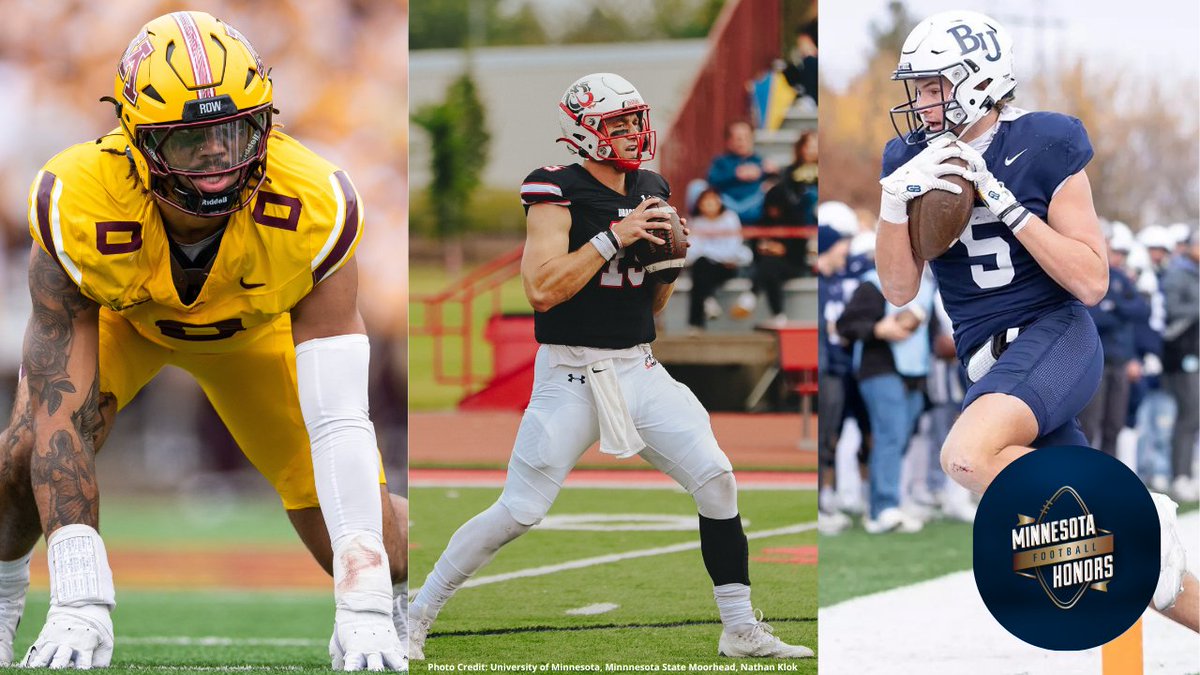 Minnesota Football Honors tweet media