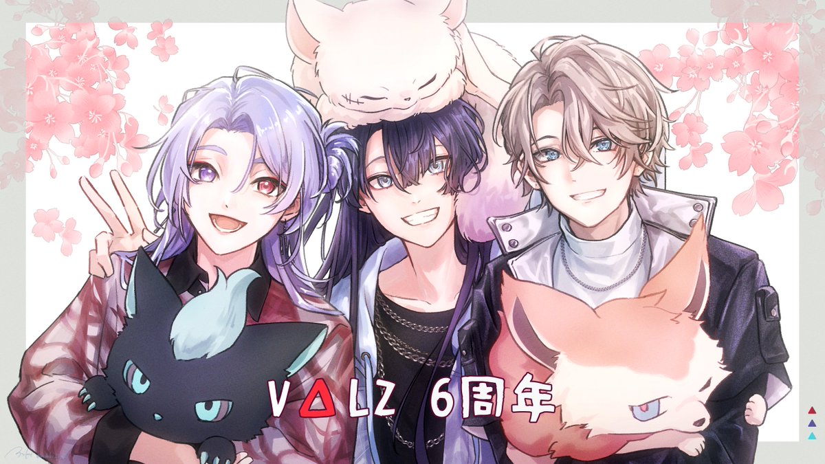 🌸#VΔLZ6周年 #桜魔の土産 🌸 #描いた晴 #長尾百景 #上弦画 大遅刻