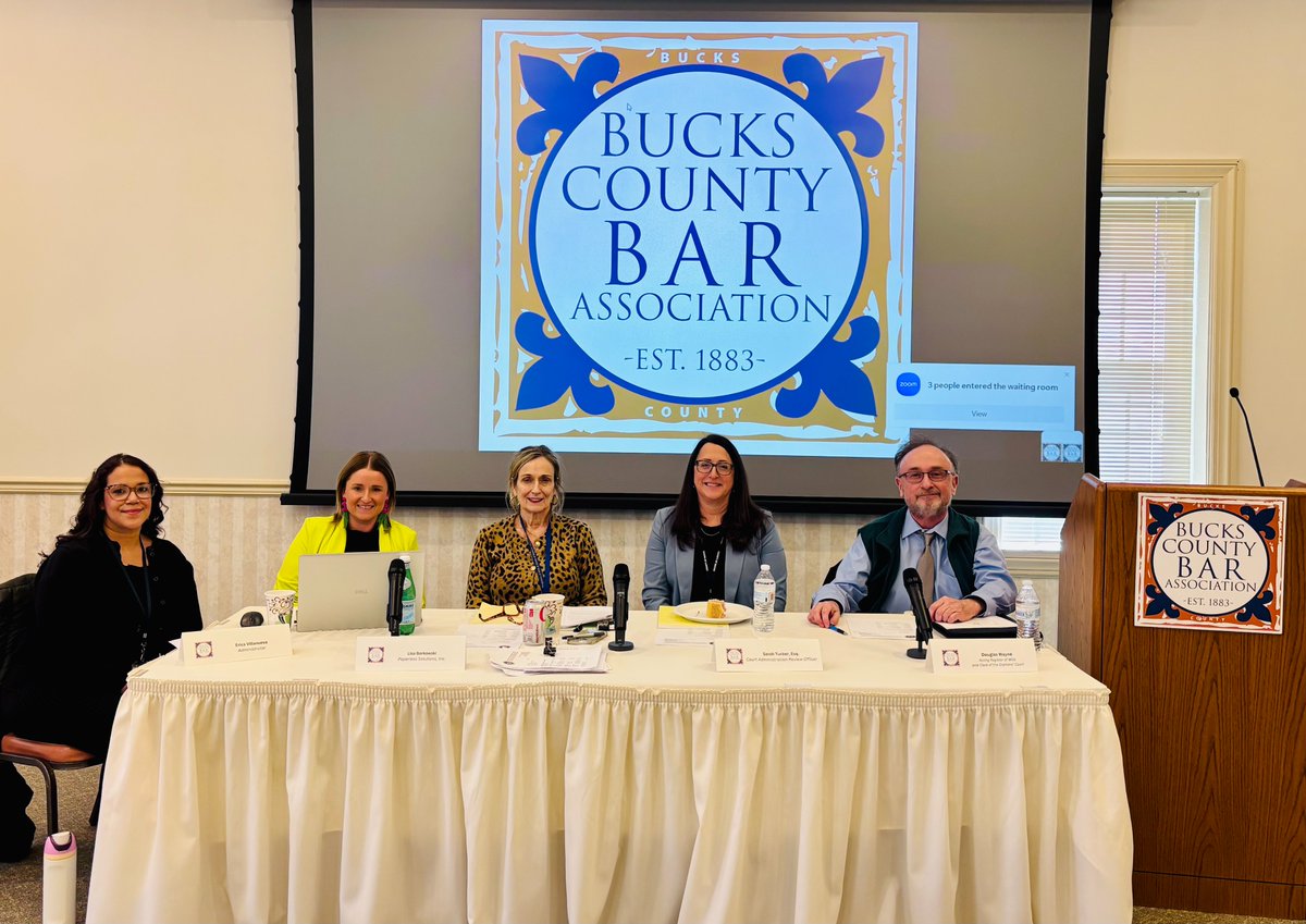 Bucks County Bar Association & Foundation tweet media