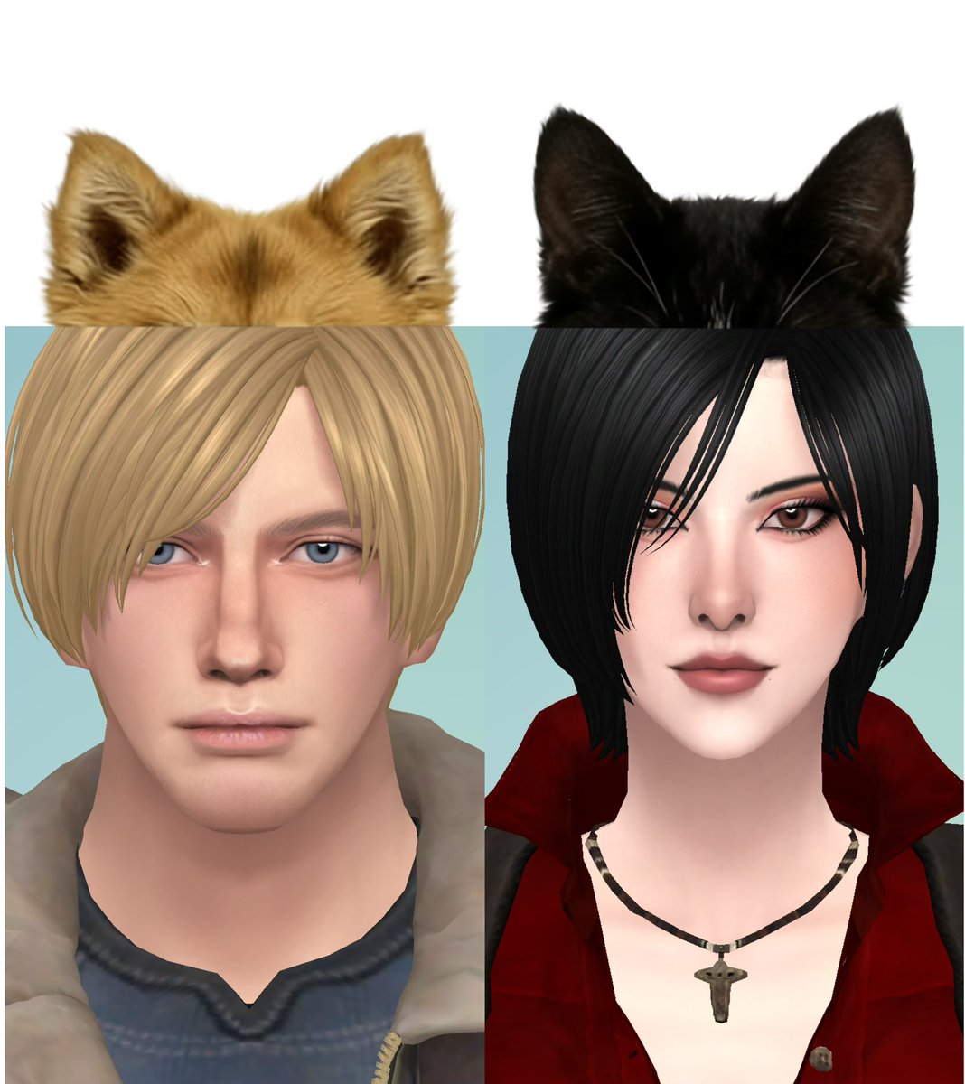 KOYARM41383000's tweet photo. 一点点脸部特写꜀(˘꒳˘ ꜀) #Aeon #TheSims4 https://t.co/juOWexlgPp