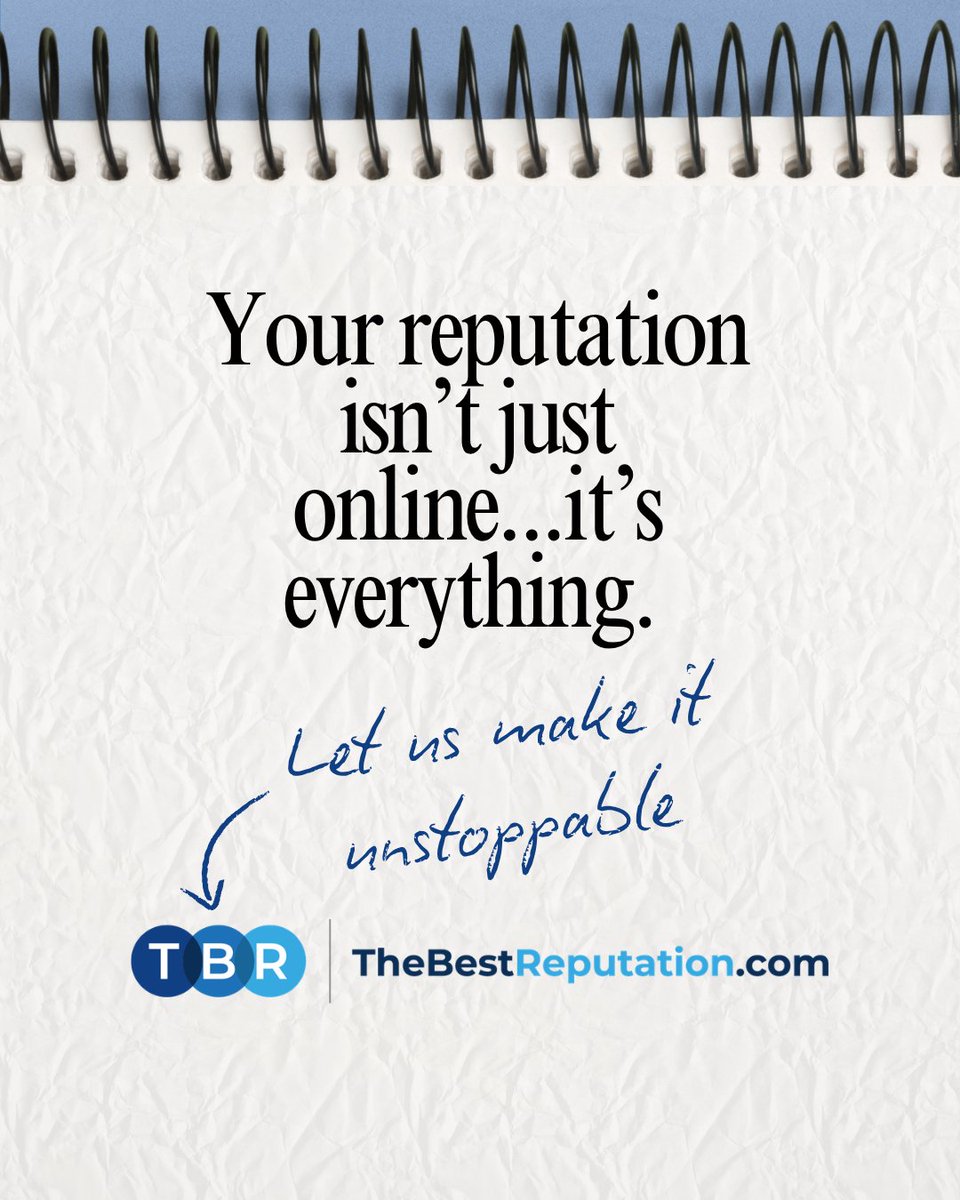 TheBestReps's tweet image. First impressions are made in seconds. We make sure yours is unforgettable. 💼 #TheBestReputation #BrandManagement #BrandImage #BrandIdentity #ReputationManagement #ORM