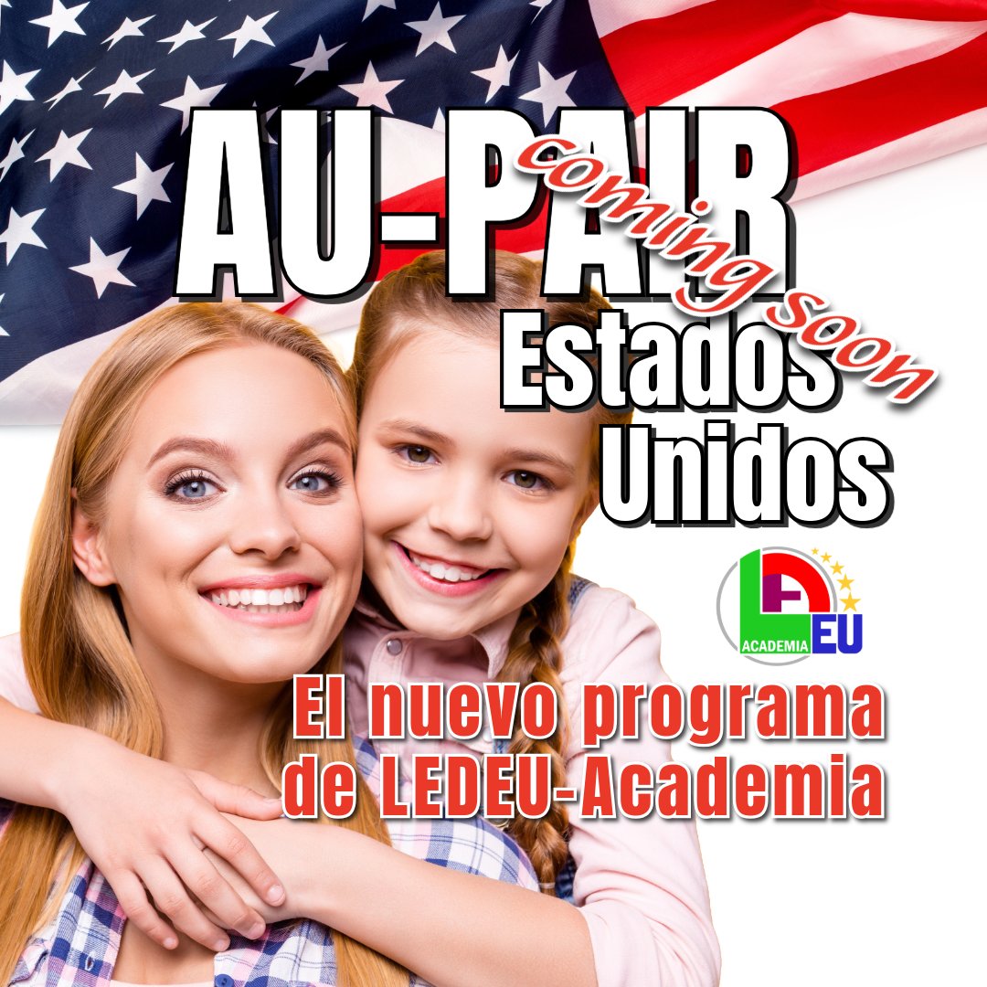 LEDEU_Academia's tweet photo. Estamos encantados de poder lanzar pronto nuestro nuevo programa «Au pair en EE. UU.», en colaboración con una agencia de au pairs estadounidense. Pronto daremos más detalles aquí y en nuestra página web. #AupairUSA #AuPairEcuador #LedeuAcademia https://t.co/V3aP9273rk