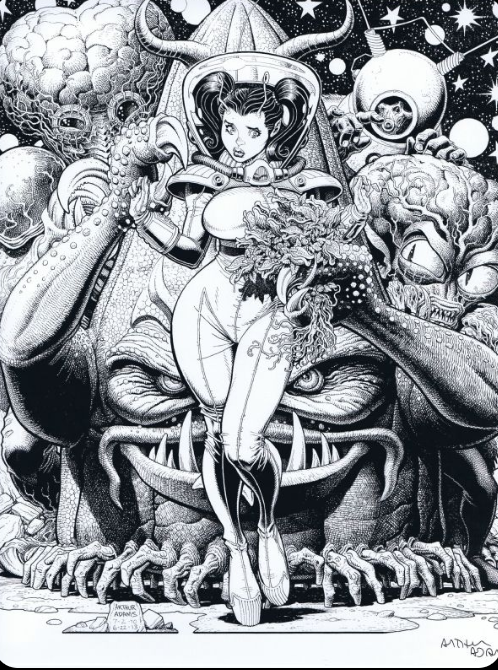 rjoftheisland's tweet image. #comic pin-up of the day.