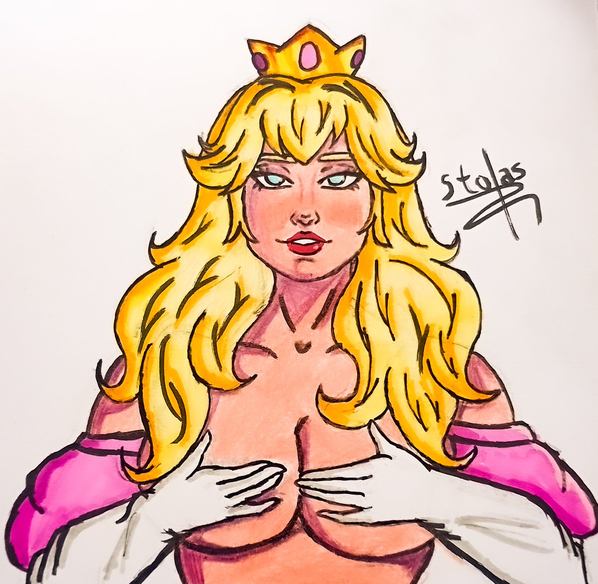Stolas0604's tweet photo. Nunca imaginei que desenharia uma peach pelada
Inspiration by: @little_nalla_ 
#NSFWart #LewdArt #AdultArt #Ecchi https://t.co/sQjp34O7fr