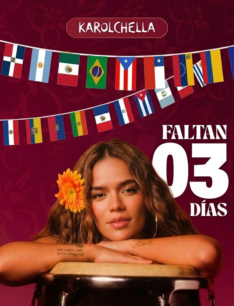 A tan solo 3 días 😻😻 

#KAROLCHELLA #Karolg