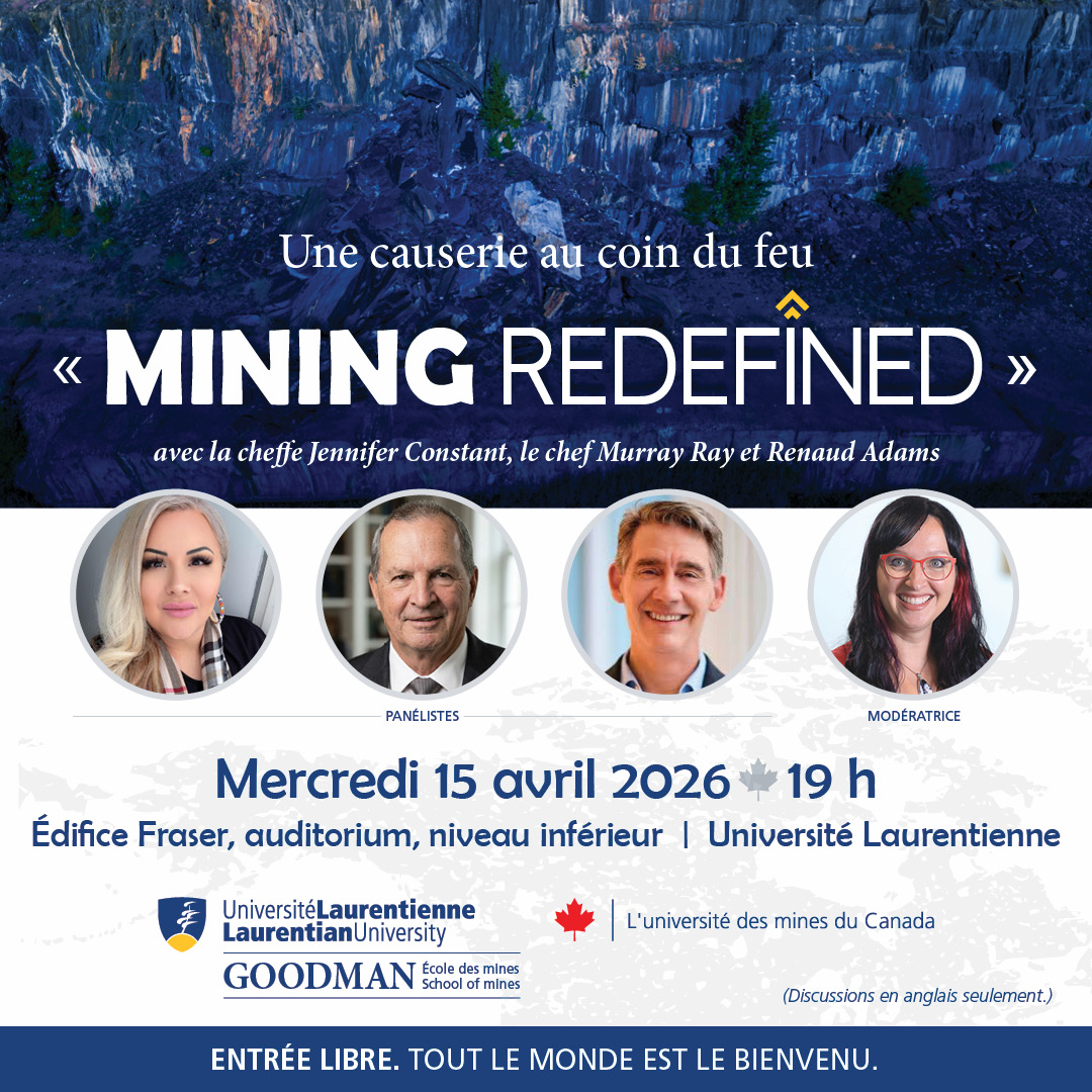 GSM_LU's tweet photo. Join us for Mining Redefined: A Fireside Chat exploring the future of partnership, innovation, and sustainability in the mining industry.

April 15, 2026
7PM 
Fraser Building, Auditorium Lower Level 
 RSVP: https://t.co/gFuCP6jPoc https://t.co/jwj1xuzU9T
