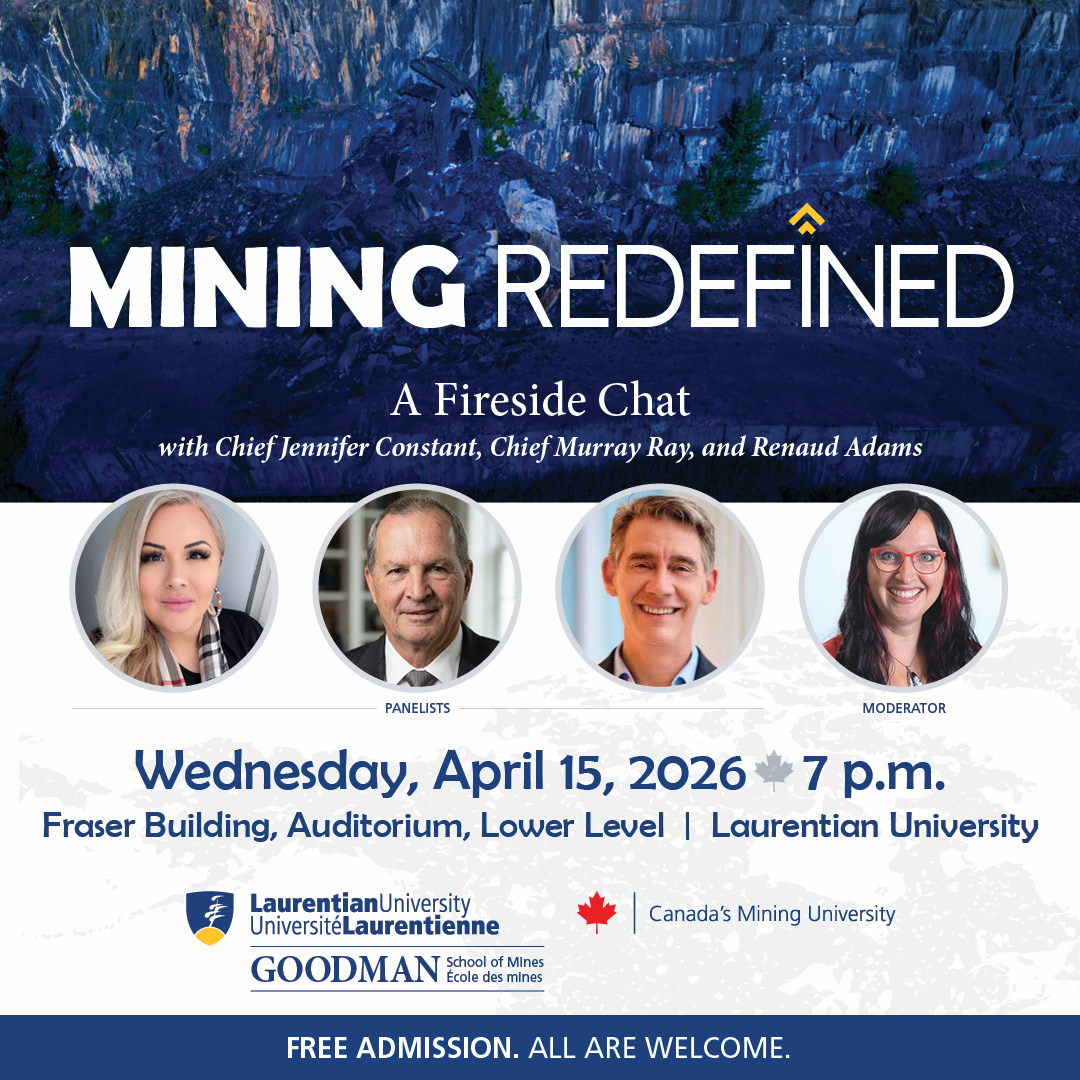 GSM_LU's tweet photo. Join us for Mining Redefined: A Fireside Chat exploring the future of partnership, innovation, and sustainability in the mining industry.

April 15, 2026
7PM 
Fraser Building, Auditorium Lower Level 
 RSVP: https://t.co/gFuCP6jPoc https://t.co/jwj1xuzU9T