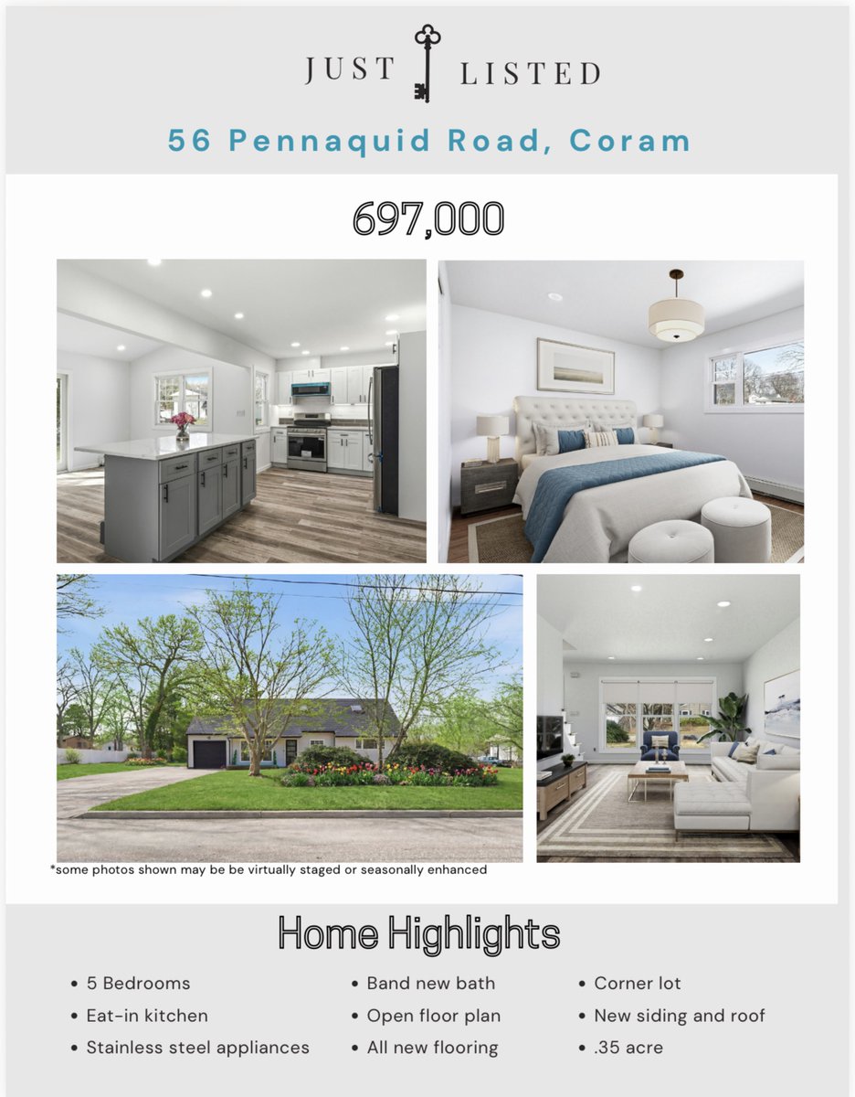 WalnutLaneProp's tweet photo. Just Listed!  Newly renovated. This beautiful cape cod style home checks all the boxes!  Lots of sunlight, .35 acre and plenty of space to live, work and play.
Contact Kacey Knauer, Signature Premier Properties for more info. #917-887-9969 or kknauer@signaturepremier.com https://t.co/tlgRYlENhC