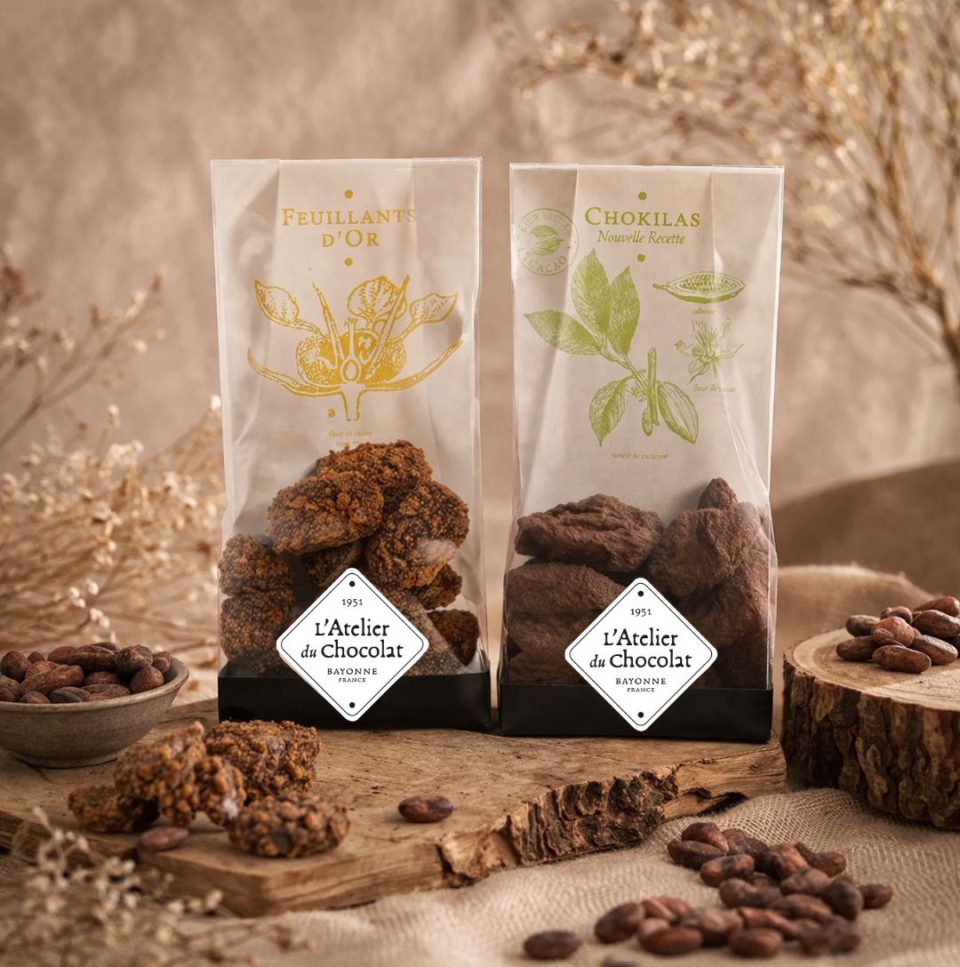 🍫 Craquez pour nos chocolats basques iconiques !
Feuillant d’Or &amp; Chokilas : deux incontournables au savoir-faire artisanal ✨
👉 À découvrir : atelierduchocolat.fr/fr/nos-special… 
#chocolatsbasques #chocolatartisanal #atelierduchocolat #chocolatdebayonne #gourmandise #chocolataddict
