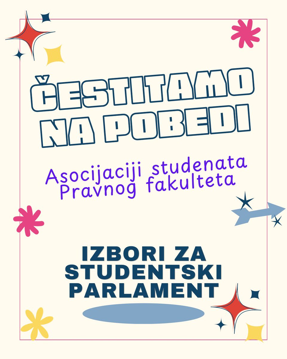 prafakblokada's tweet photo. Честитамо на победи Асоцијацији студената Правног факултета на изборима за студентски парламент! https://t.co/qbvEPN7FUu